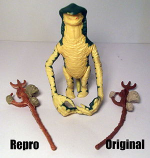 Last 17 Figure Floats Repro Star Wars Replacement Amanaman Staff Weapon 