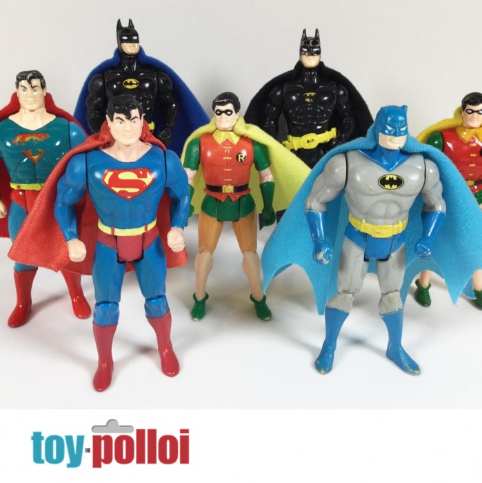 Custom Cape Lot de tous les super pouvoirs figues Batman Superman Robin Shazam Dr Fate 