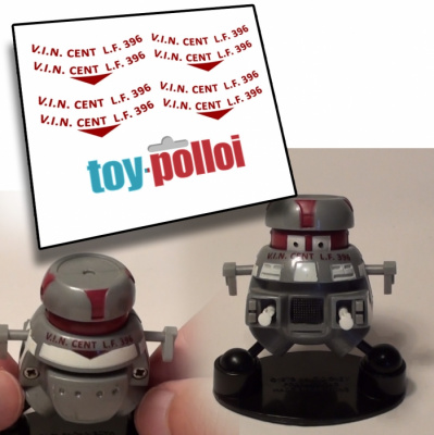 Black Hole Mego Vincent replacement Decals