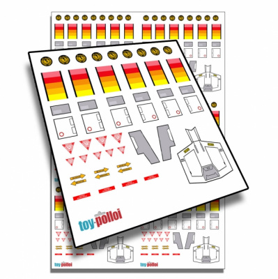 Buck Rogers Corgi Starfighter Decals