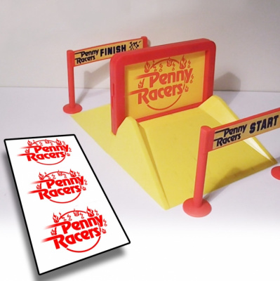 Penny Racers Stunt Set decals